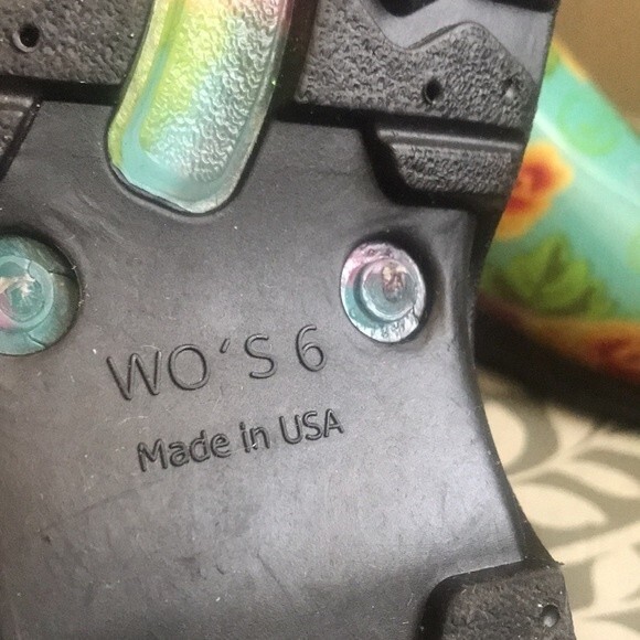 Sloggers Floral Gardening Clogs sz 6 - Picture 9 of 12